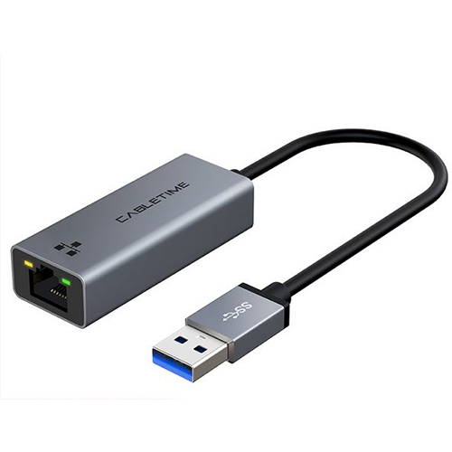 Adapteri USB3.0 A-RJ45, 1000Mbps, 0.15m