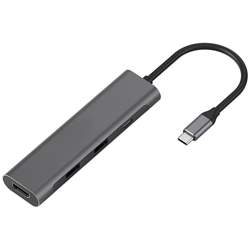 Adapteri USB Type-C - 2x USB 3.0, Type-C PD, HDMI