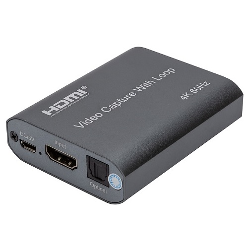 Videokaappaus silmukalla HDMI USB2.0, 4K 60Hz