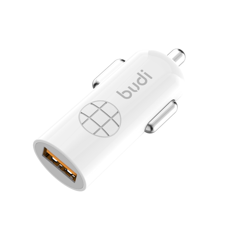 Budi BD062Q car charger with 1 USB-A port, with LED indicator