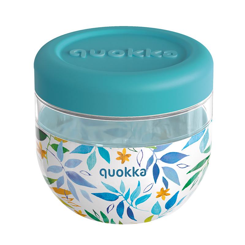 Quokka Bubble Food Jar 770 ml ruoka-astia, akvarellilehtikuvio