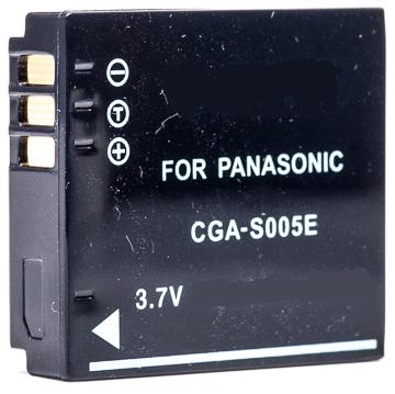 Panasonic, akku CGA-S005E, Fuji NP-70, Leica BP-DC4, Ricoh DB-60