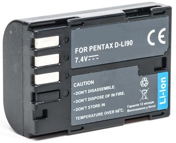 Pentax, akku D-Li90