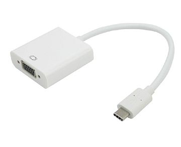 Adapteri USB-C - VGA, 15cm
