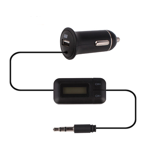 USB-laturi + FM-lähetin (12V, 24V)