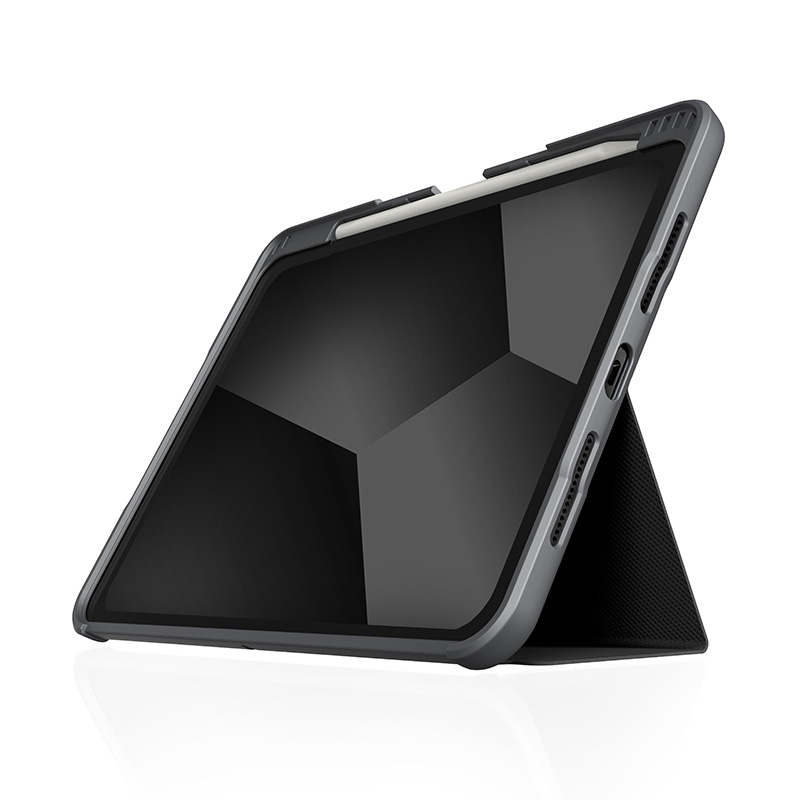 STM Dux Plus rugged folio case for iPad Pro 11" M5 (2025) / M4 (2024), black