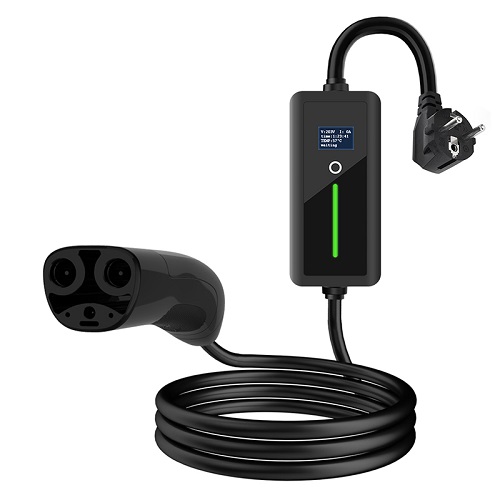 Sähköauton laturi TESLA NACS - Schuko (220V), 8-16A, 3.5 kW, 1-vaihe, 5 m