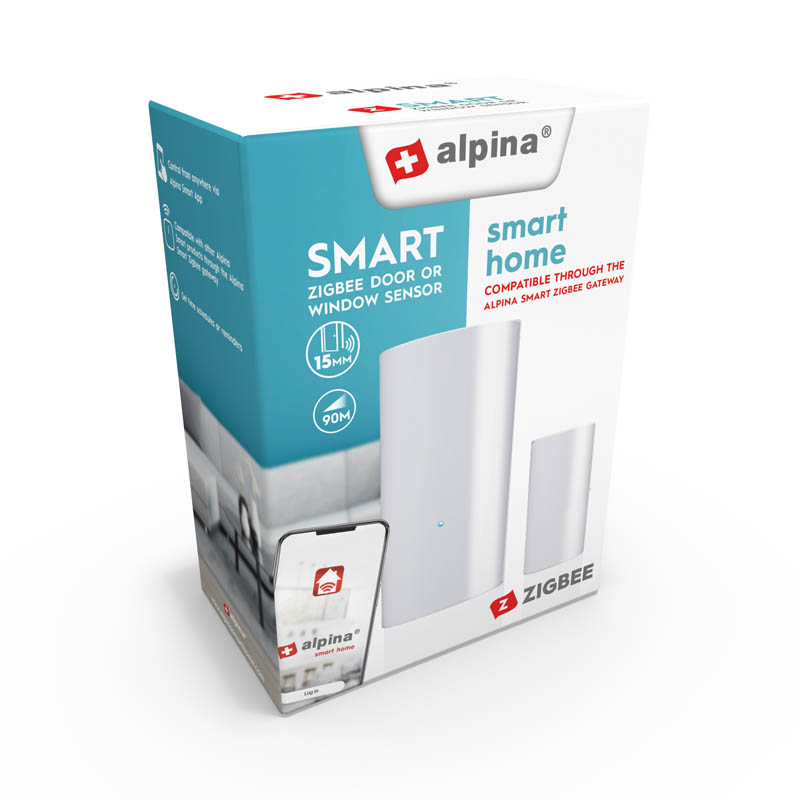Alpina Zigbee smart window-opening sensor