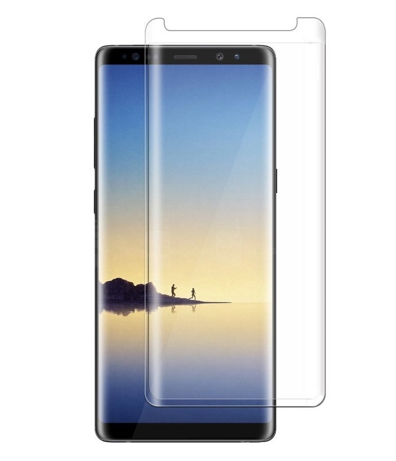 Karkaistu näytönsuojalasi Samsung Galaxy Note 8 (3D, täysliimattu, kirkas)