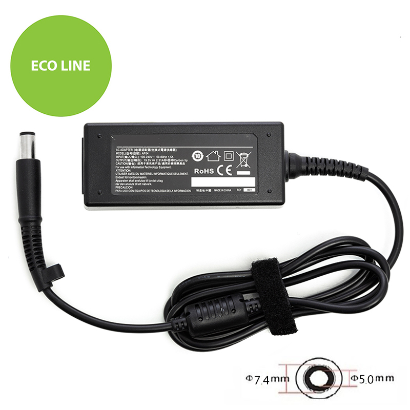 Kannettavan tietokoneen virtalähde HP 45W: 19.5V, 2.31A