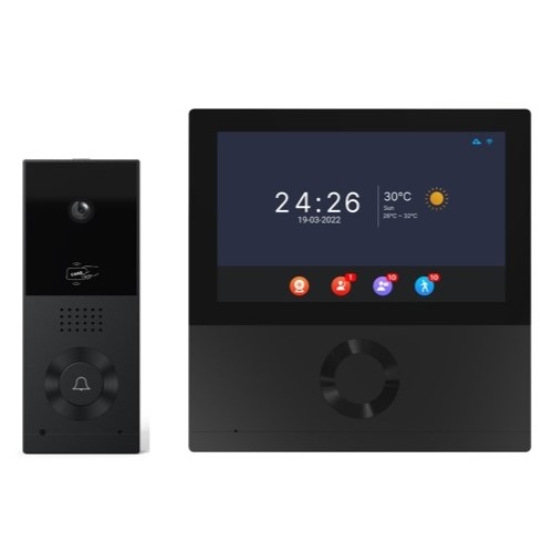Videoporttipuhelin, Tuya, Wi-Fi, 2-johto
