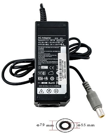 Kannettavan tietokoneen virtalähde LENOVO 65W: 20V, 3.25A
