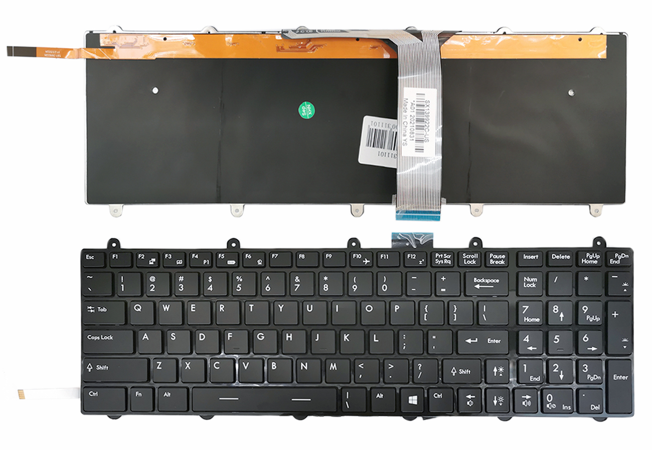 Näppäimistö MSI GX60, GE60, GE70, GT60 (US) taustavalolla