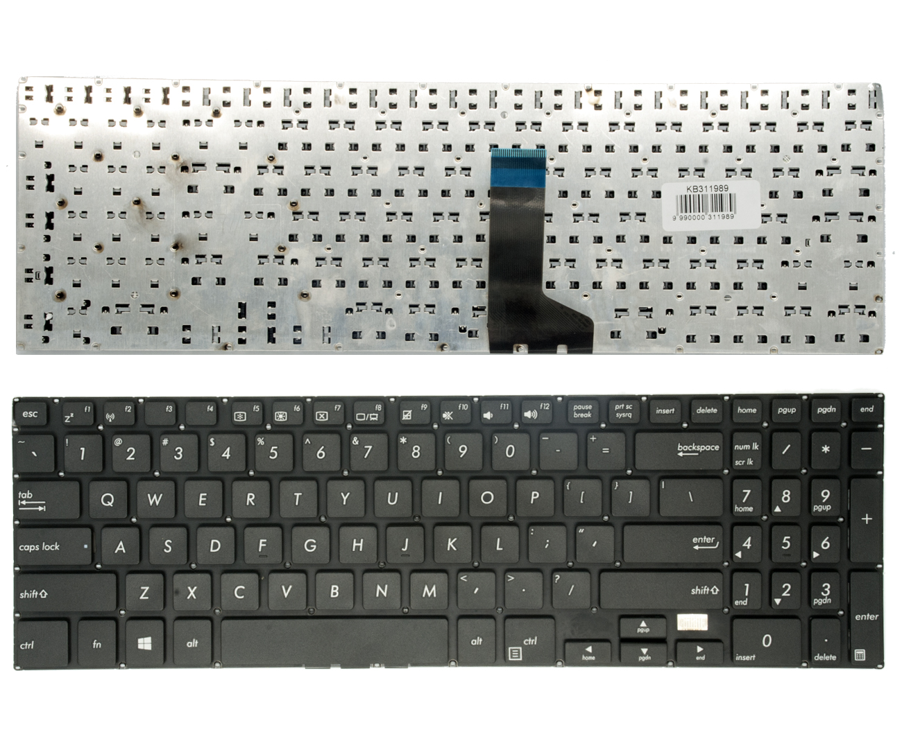 Näppäimistö ASUS: E500, E500C, E500CA, P500, P500C, P500CA