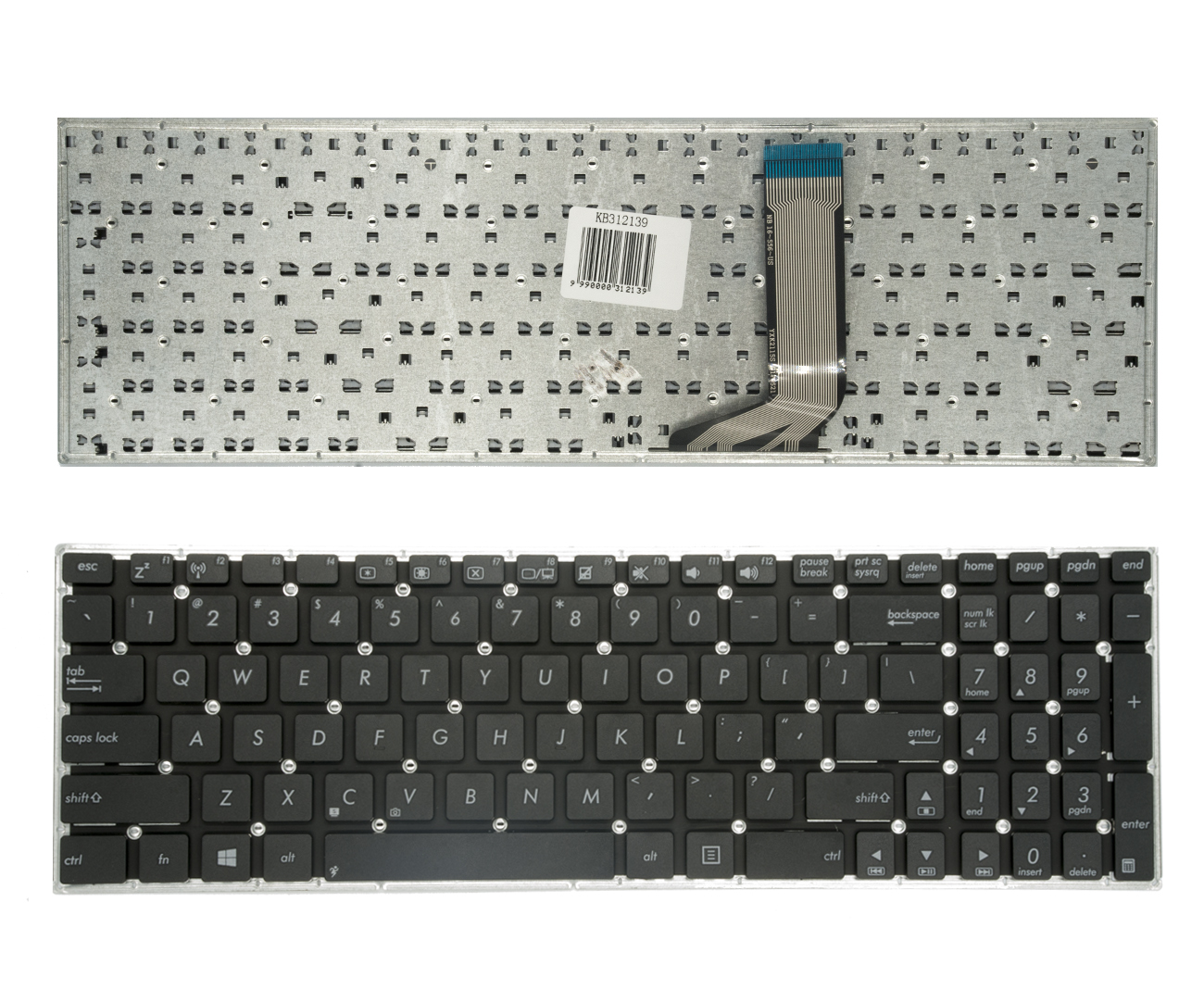 Näppäimistö ASUS: R558, R558U, R558UA, R558UB, R558UF, R558U
