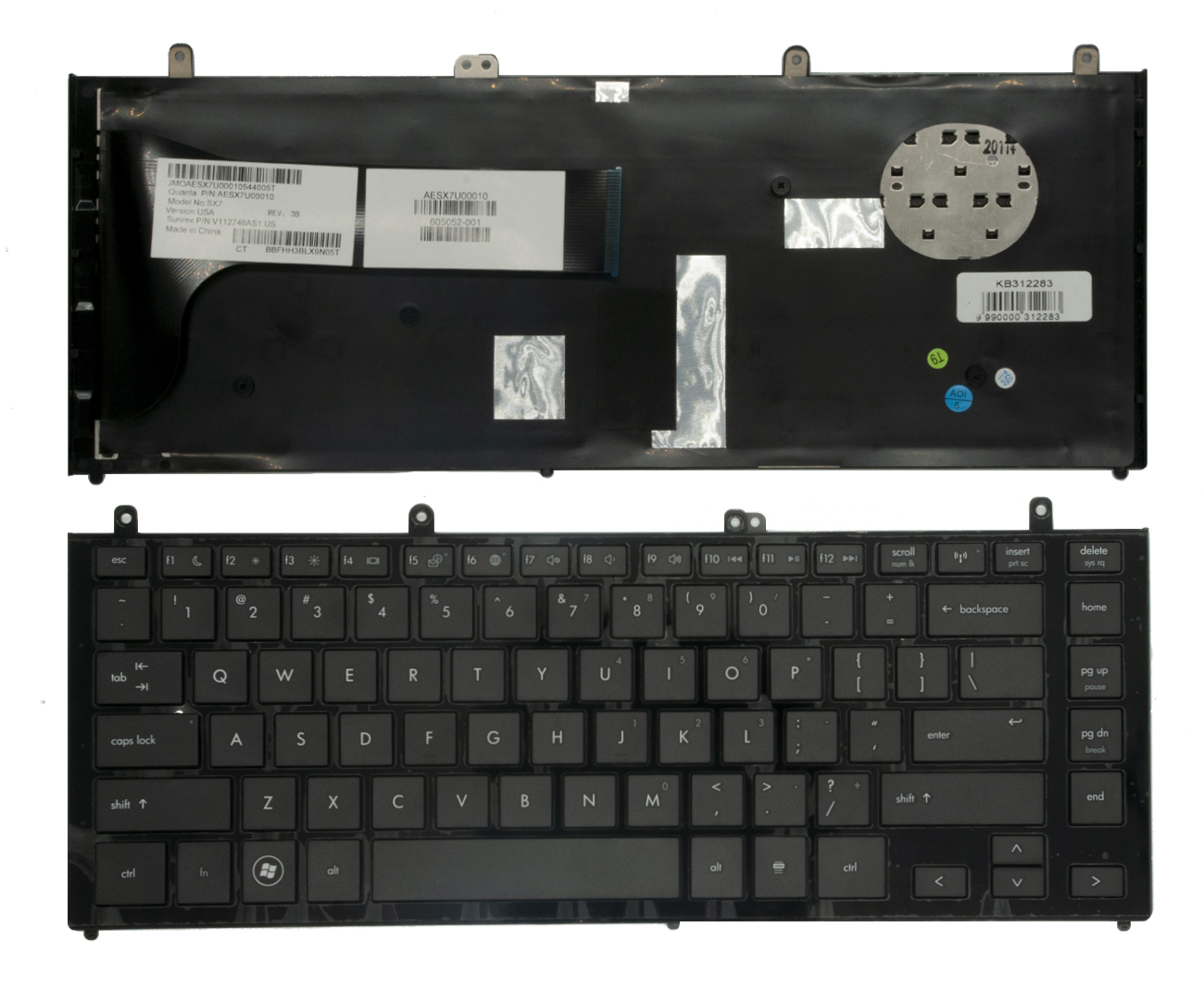 Näppäimistö HP ProBook: 4320s, 4321s, 4325s, 4326s, 4329s, SX7