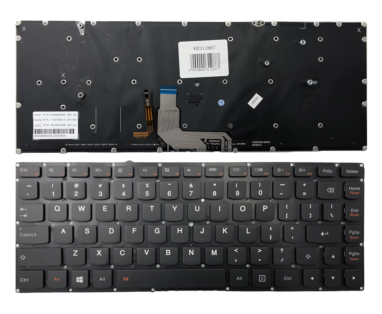 Näppäimistö LENOVO: ThinkPad Yoga 4 Pro Yoga 900 900-13ISK 900S-13ISK