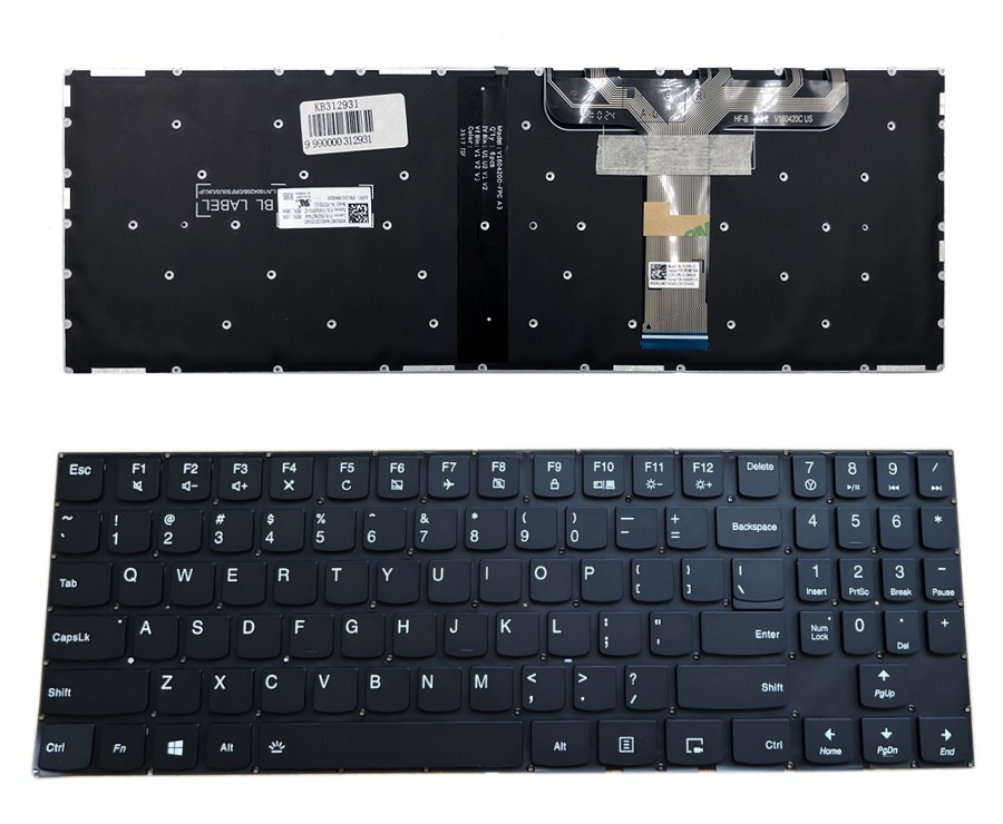 Klaviatūra Lenovo: Legion Y520 with red backlight