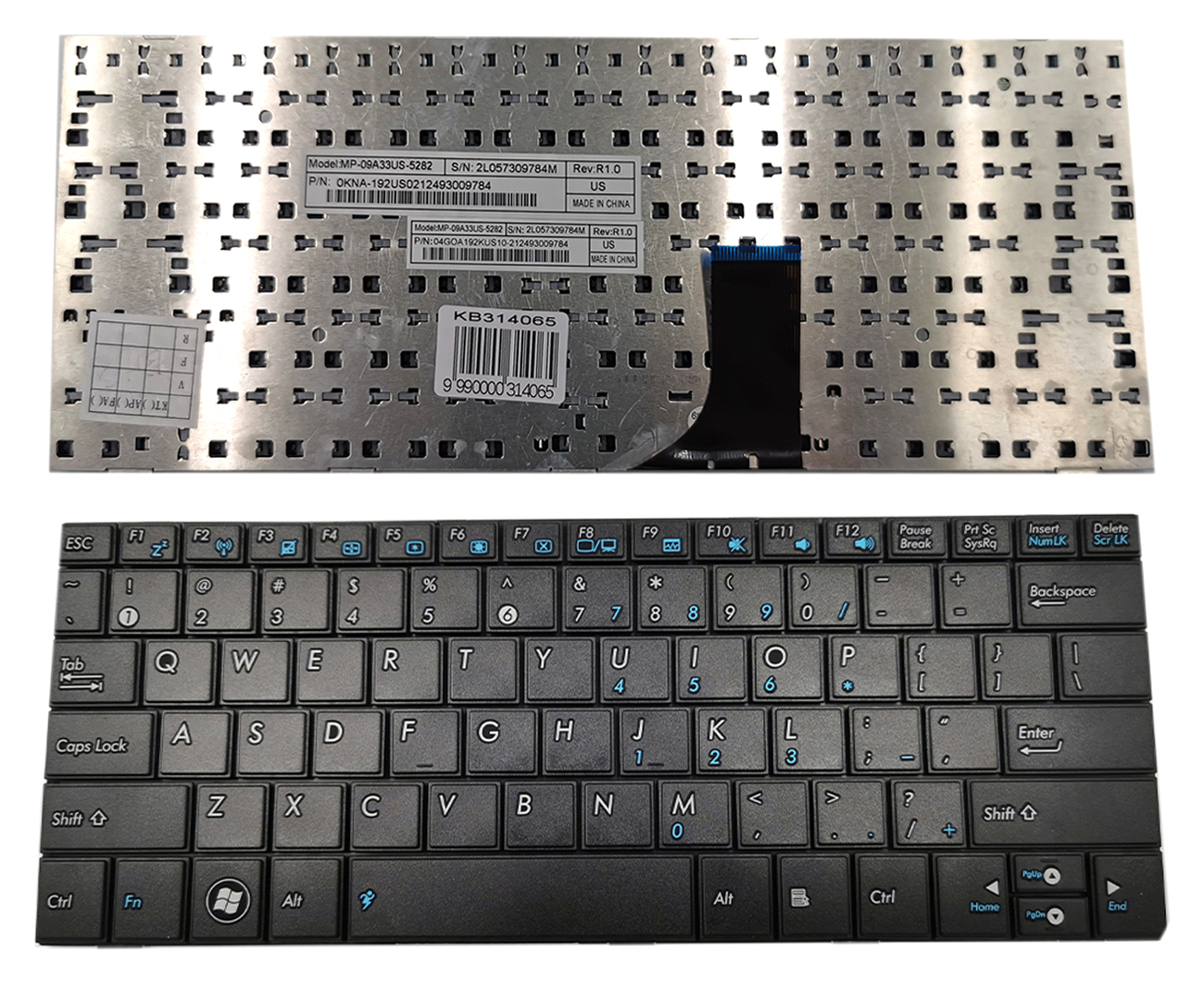 Näppäimistö ASUS: EEE PC 1001, 1001PXD, 1005, 1005HA