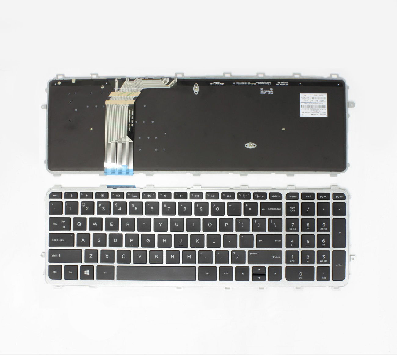 Näppäimistö HP Envy TouchSmart: 15-J, 17-J, M7-J, 17T-J kehyksellä