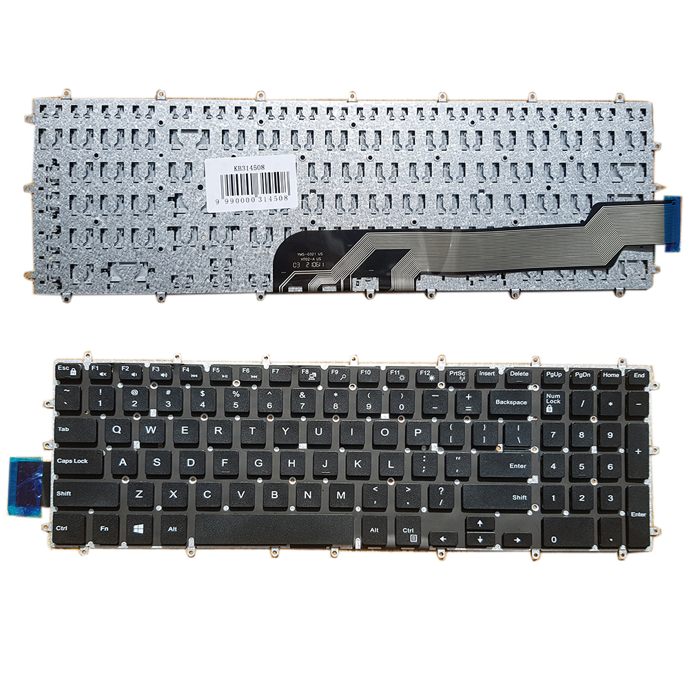 Näppäimistö DELL Inspiron 15-5565, 15-5567, 15-5570, US