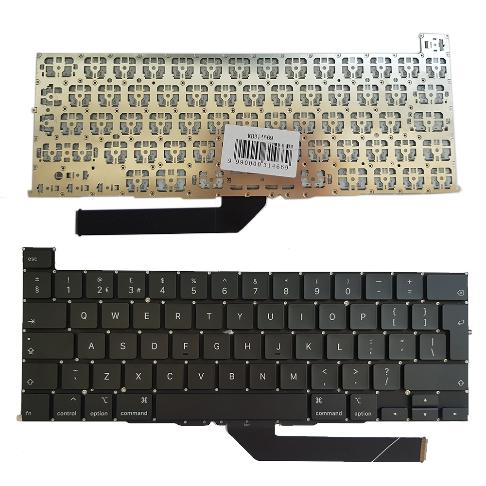 Näppäimistö Apple A2141, UK, taustavalolla
