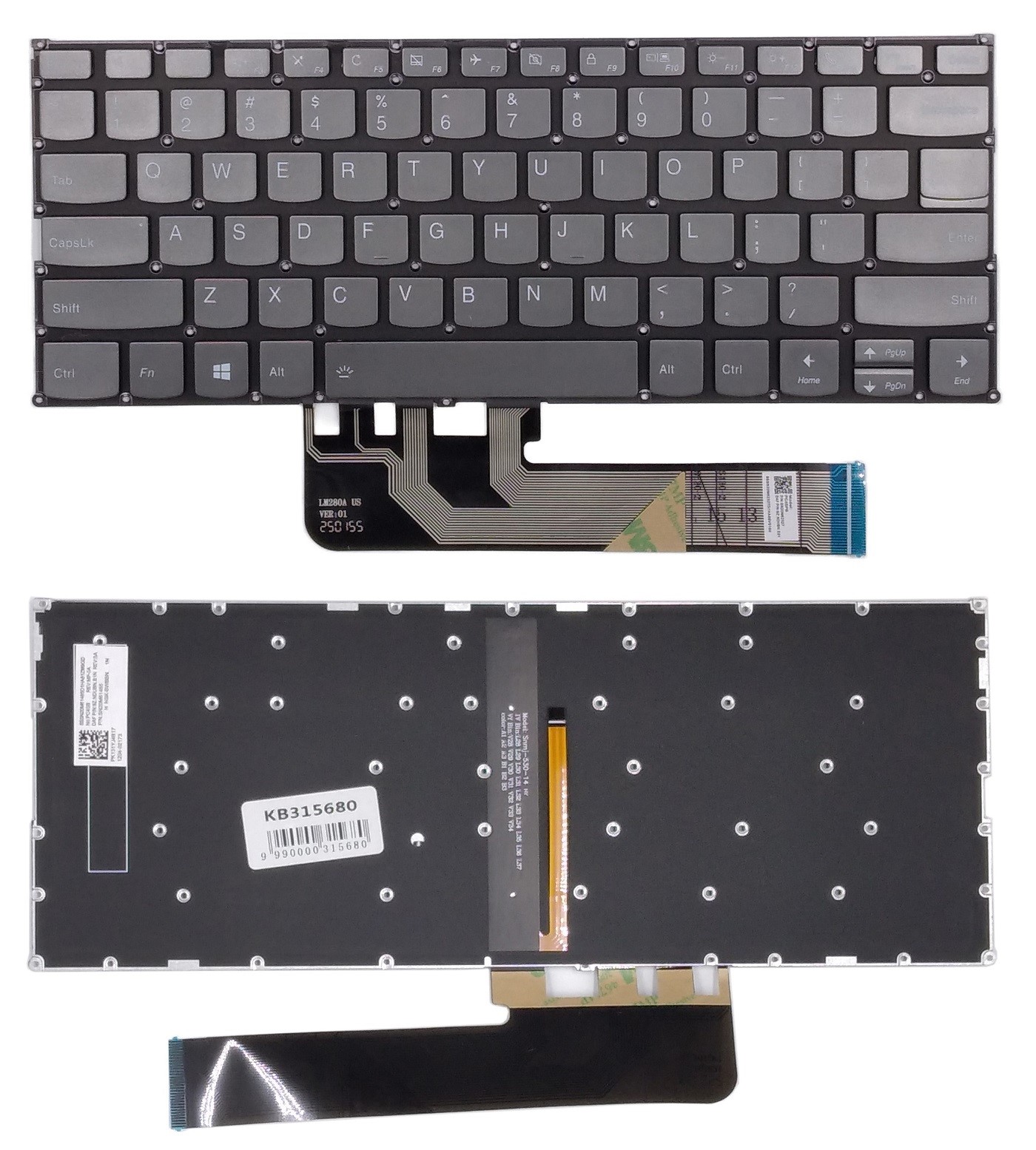 Keyboard  LENOVO C340-14IWL, with Backlight