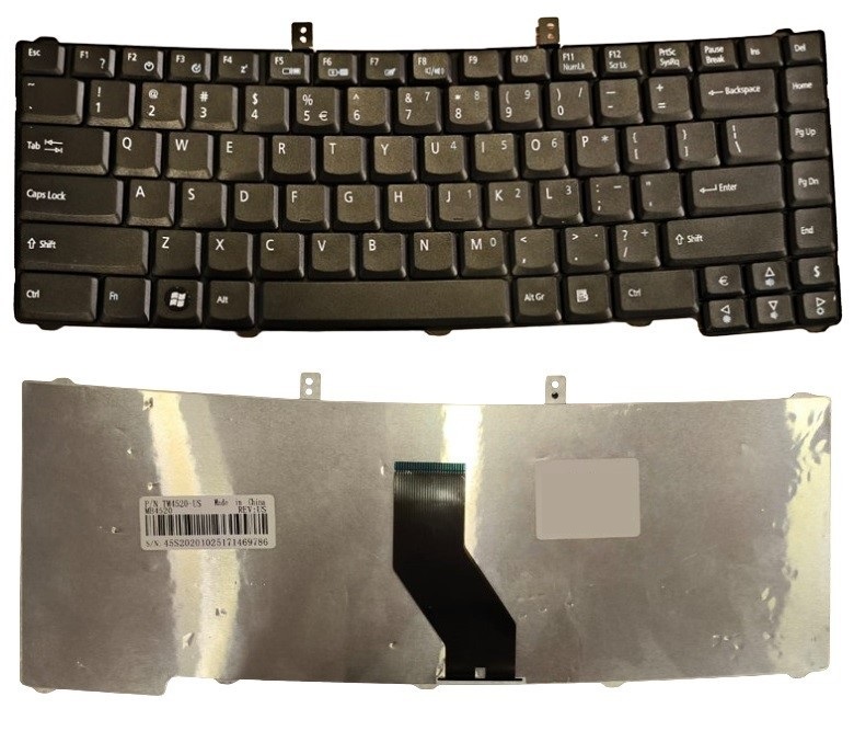 Näppäimistö Acer: TM4320, TM5710, 4630Z, 4620Z, 5530G, 4730, US