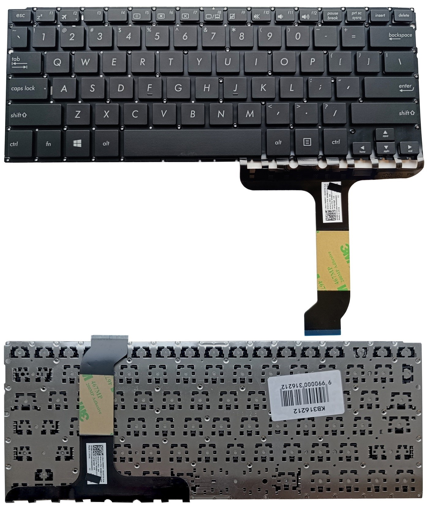 Näppäimistö ASUS Zenbook UX360CA, US