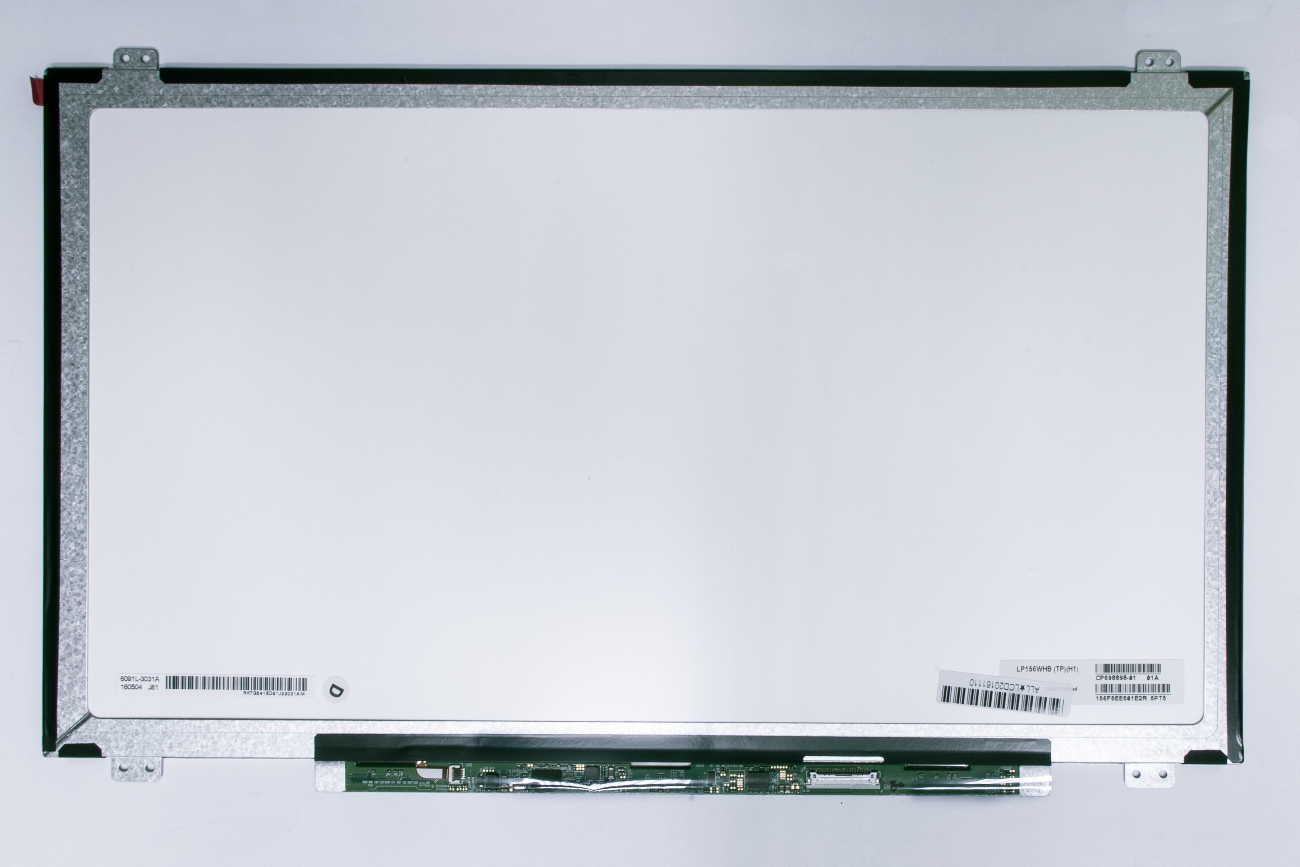 LCD-näyttö 15.6" 1366x768 HD, 60Hz, LED SLIM, matta, 30pin right EDP, LP156WHB-TPH1, A+