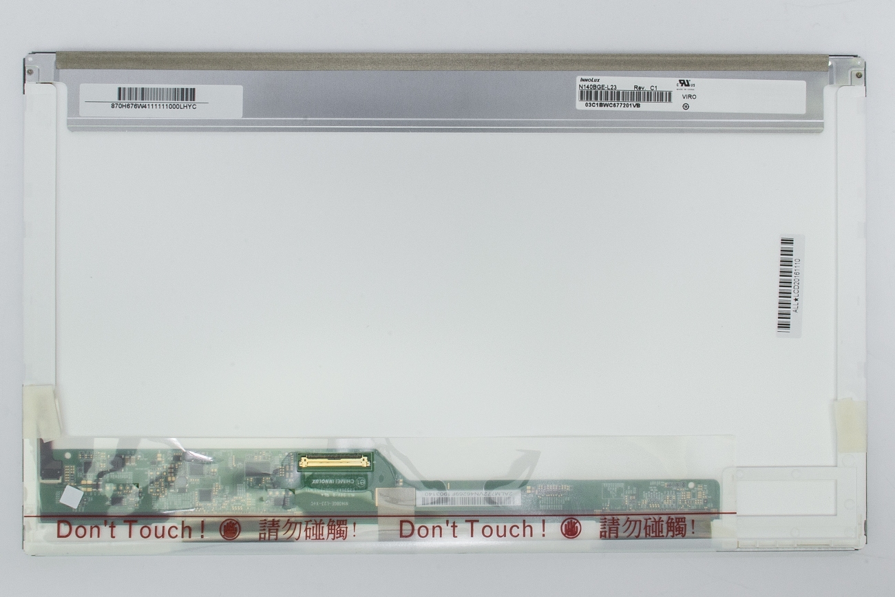 Kannettavan tietokoneen LCD-näyttö 14,0" 1366 x 768 HD, LED, kiiltävä, 40pin (vasen), A+