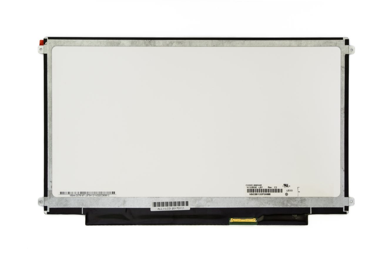 Kannettavan tietokoneen LCD-näyttö 13,3" 1366 x 768 HD, LED, SLIM long, kiiltävä, 40pin (oikea), A+