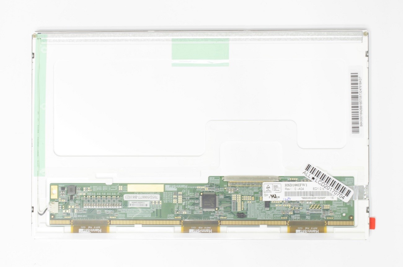 Kannettavan tietokoneen LCD-näyttö 10,1" 1024 x 600, LED, matta, 30pin (oikea), A+