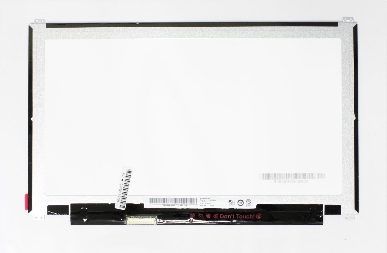 LCD-näyttö 13.3" 1366x768 HD, LED, SLIM, matta, 40-pin (vasen), A+