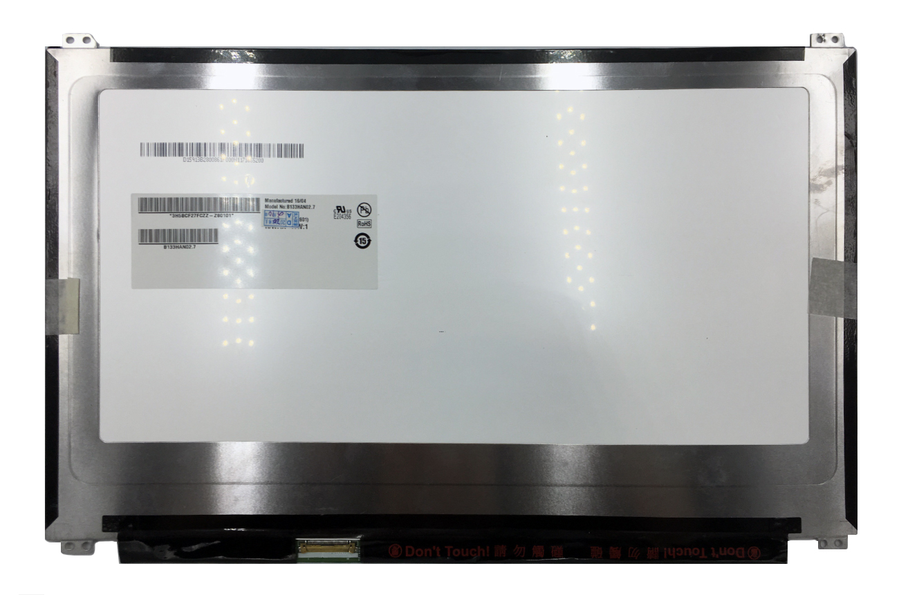 Kannettavan tietokoneen LCD-näyttö 13,3" 1920 x 1080 FHD, LED, IPS, SLIM, matta, 30pin (vasen), A+