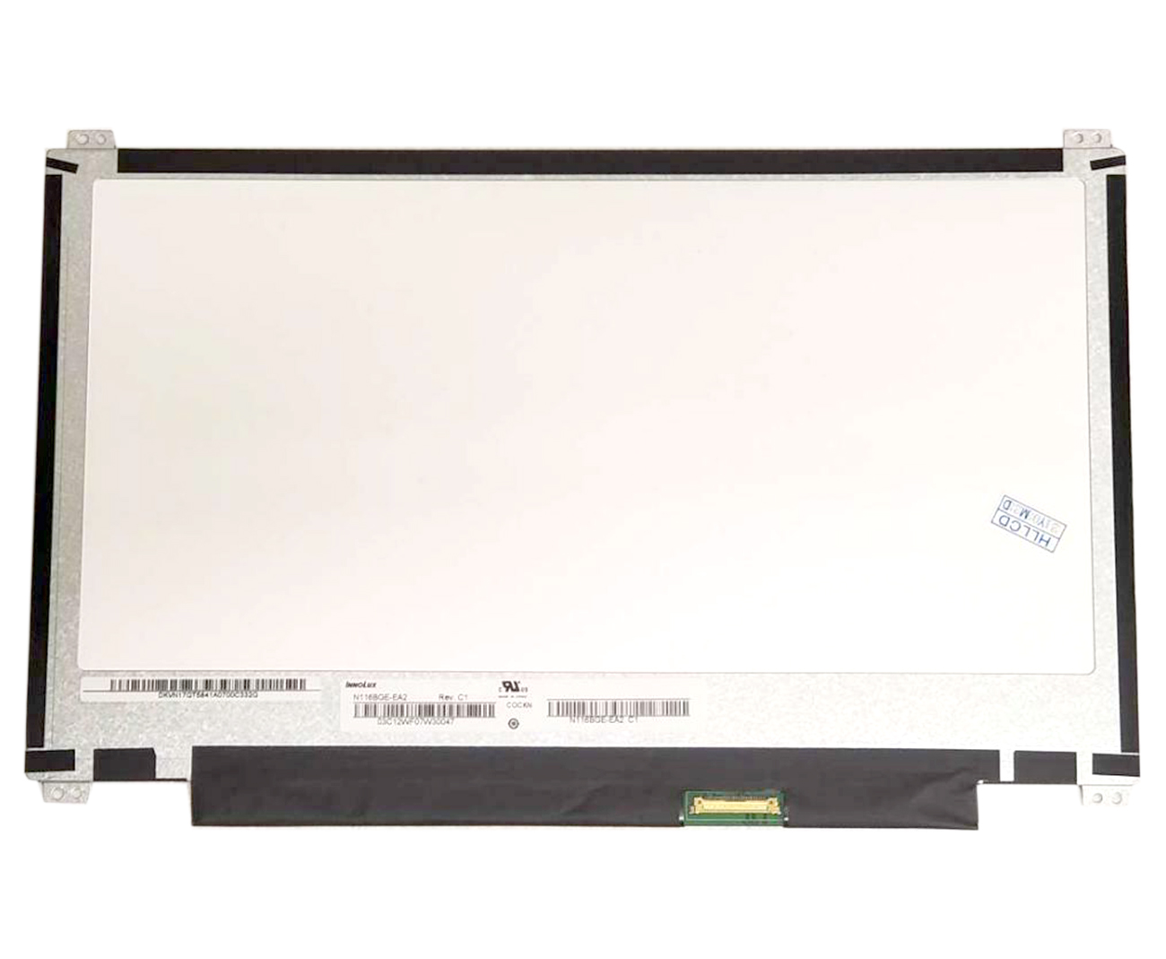 LCD-näyttö 11.6" 1366x768 HD, LED, SLIM, matta, 30-pin (oikea), A+
