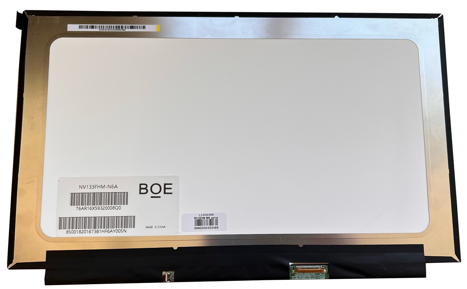LCD-näyttö 13.3 tuumaa 1920x1080 Full HD, LED, IPS, SLIM, matta, 30pin (oikea), A+