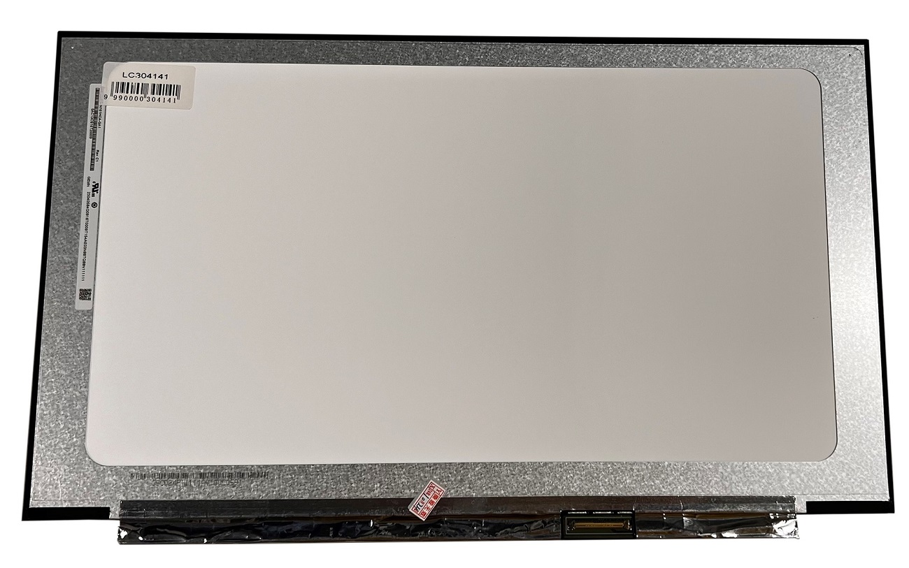 Kannettavan tietokoneen LCD-näyttö 16,1" 1920 x 1080, FHD, LED, SLIM, matta, 40pin (oikea), A+