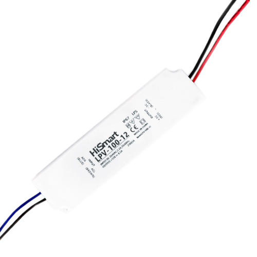 Virtalähde 12V, 8,5A, 100W, IP67