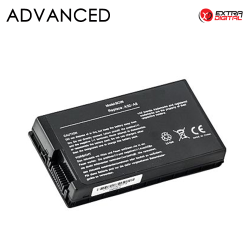 Kannettavan tietokoneen akku ASUS A32-A8, 5200 mAh, Extra Digital Advanced