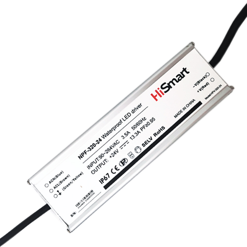 Virtalähde 24V, 13,3A, 320W, PFC, IP67
