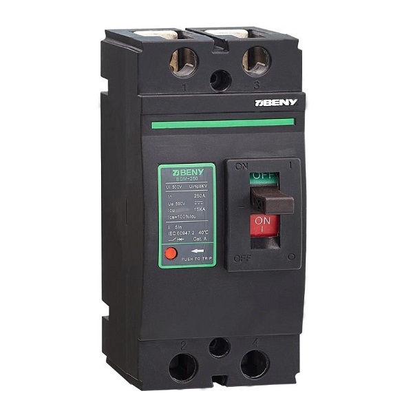 DC-johdonsuojakatkaisija 2P, 250A, 500VDC