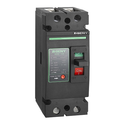 DC-johdonsuojakatkaisija - 2P, 125A, 500VDC
