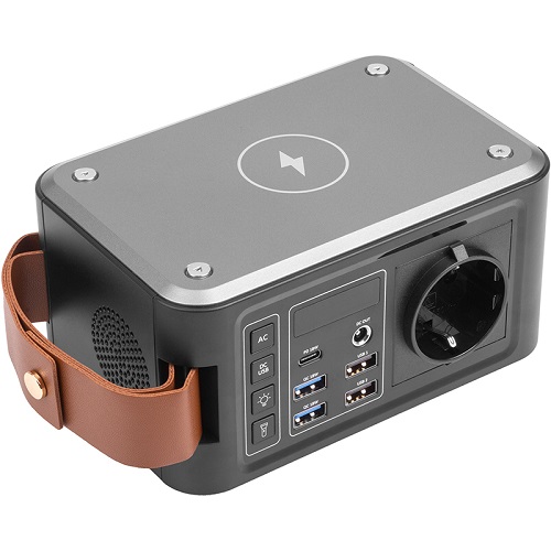 Ulkoinen akku 24000mAh, PD18W, AC 120W, USB-C, 4xUSB