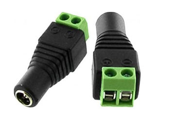 DC-naarasliitin 2,1mm x 5,5mm, 10 kpl