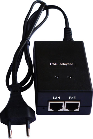 PoE injector 48V, 0.4A, 19.2W