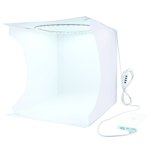 Photo box with LED lightning, 31x31x32cm