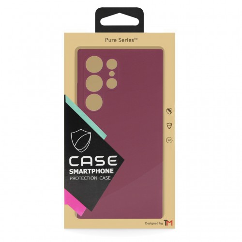 Puhelimen suojakuori TM Pure Silicone Apple iPhone 13 Pro / Plum / (Blister)