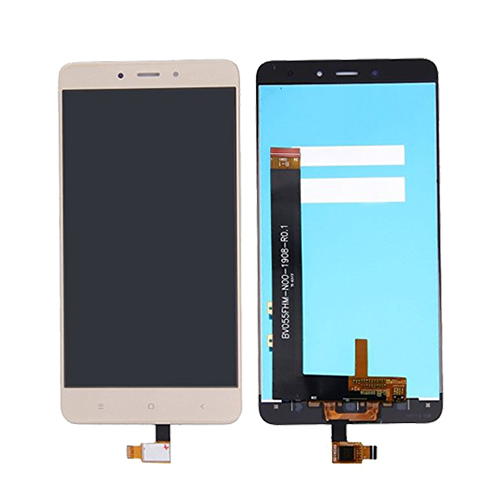 Puhelimen LCD-näyttö kosketuslasilla Xiaomi Redmi Note4, kulta