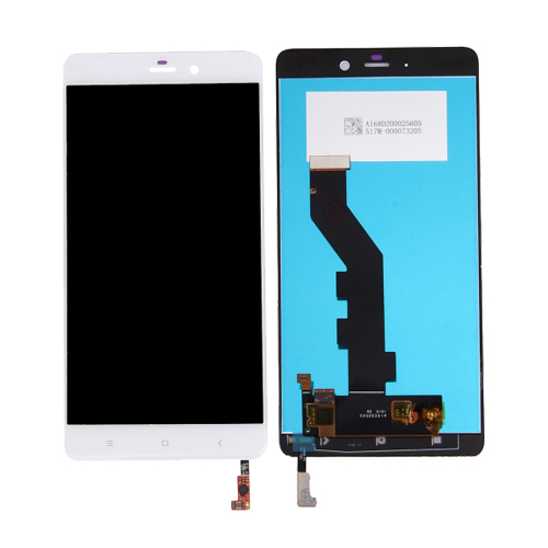 Puhelimen LCD-näyttö kosketuslasilla Xiaomi Redmi Mi Note, valkoinen